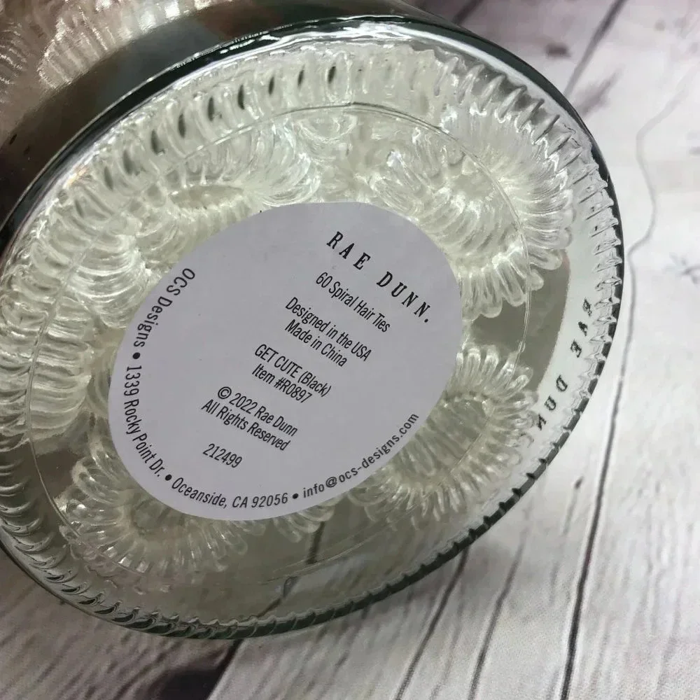 Rae Dunn glass jar